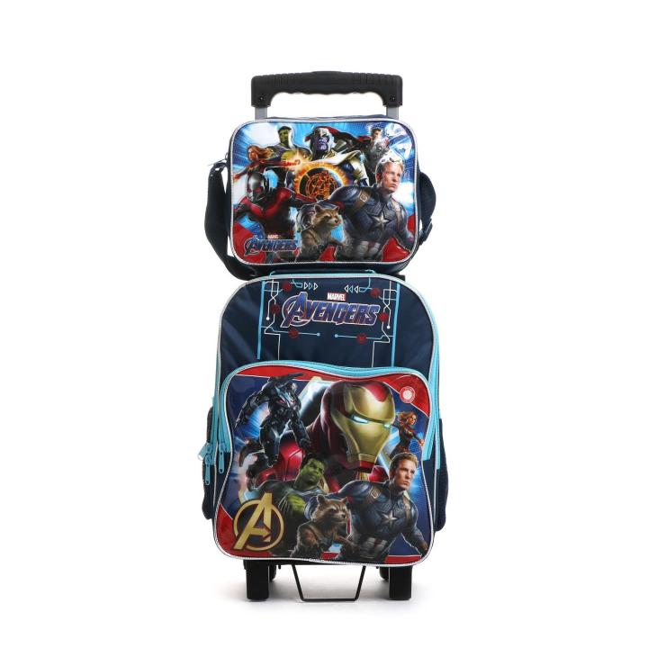 Marvel Avengers Boys Light Up Trolley Backpack Lazada PH