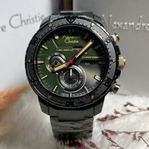 Jam Tangan Pria Alexandre Christie AC 6627 AC6627 AC 6410 Original Garansi Resmi 1 Tahun - Tali Kulit & Rubber
