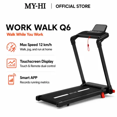 Work&Walk Foldable Treadmill Adjustable Desk Electric Walking Pad Exercise Equipment Heavy Duty