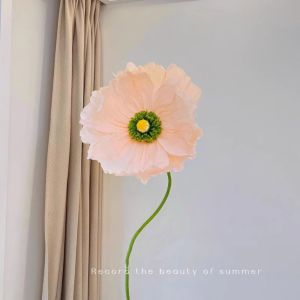 NOBLELYN 60cm Simulate Giant Flower giant Simulated Large Artificial Flower Paper Fake Flower Head Outdoor