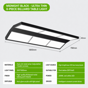 billiard snooker chandelier LED billiard table light glare-proof shadow-free highlight energy-saving billiard lamp