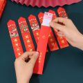 12Pcs/Box 2024 Dragon Year Red Packet Bag Party Lucky Draw Lots Red Envelope Festival Supplies. 