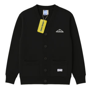 Cardigan Sweater Quickout Pria Wanita Catton Fleece Tebal