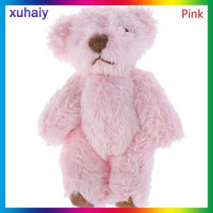 xuhaiy 4.5CM Cute Bear Doll Long hair Bear DIY Clothes Or Mobile Handmade Accessories