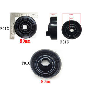 2pcs 80mm Headlight Dust Cover Waterproof Rubber Cap Headlight Protector For LED Car HID Xenon Lamps