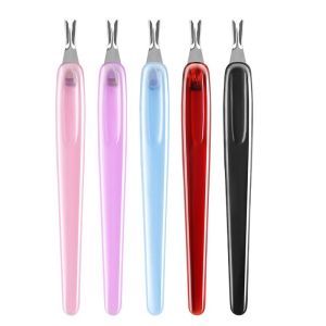 DORISNA Stainless Steel Nail Cuticle Push Fork Manicure Tool For Trim Dead Skin Fork Nipper Pusher Trimmer Cuticle Remover