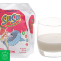 Sữa chua uống tiệt trùng hương dâu Susu Vinamilk túi 110ml. 