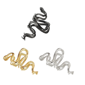 Elegant Punk Snake Hair Clip Metal Hair Styling Accessory Claw Clip for Enhancing Hairstyles at Parties Music Festival