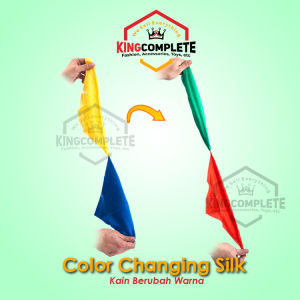 Alat Sulap Kain Color Changing Silk Kain Berubah Warna