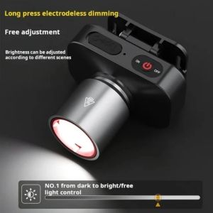 Senter Kepala Cahaya Recharge dengan USB-C 150W Fokus & Penyebaran Zoom 1000 Lm L 666 L 555