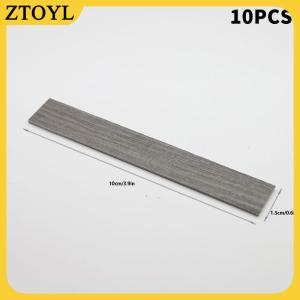 ZTOYL 10 cái Mini sàn bảng Dollhouse gạch lát sàn thu nhỏ sàn gỗ cho 1:12 Búp bê đồ nội thất nhà tường sàn trang trí nội thất