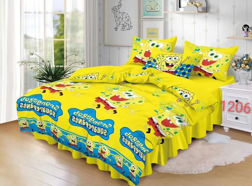 Spongebob queen store bed set