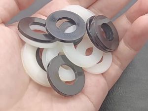 ตัวเว้นไนลอน ตัวเว้นพลาสติกกลม ตัวเว้นพลาสติกขยาย สกรูฉนวน แหวนแบน M2M3M4M5M6-M24 พร้อมส่ง