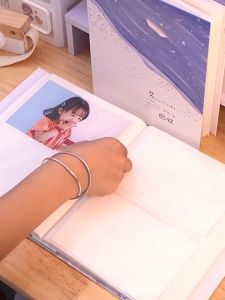 2PC 4R Photo Album 200 Pockets Picture Albums Insert Type Photobook Large Capacity Hardcover Scrapbook Album