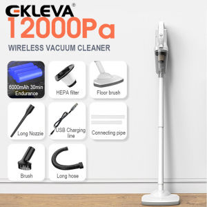 EKLEVA Cordless Chargable Vacuum Cleaner Handheld Wireless Dual Use Mini 12000Pa Big Suction Built-in Battrery Ca & Home Vacuum Cleaner