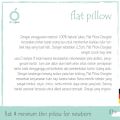 Dooglee Newborn Pillow / Doogle Flat Pillow. 