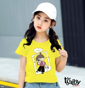T shirt kaos anak motif karakter bahan katun combed TERLARIS