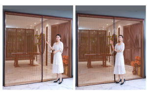 Summer Magnetic Curtain Screen Mesh On The Door Mosquito Net Anti Fly Insect Door Mesh Automatic Closing Large Size Mosquito Net