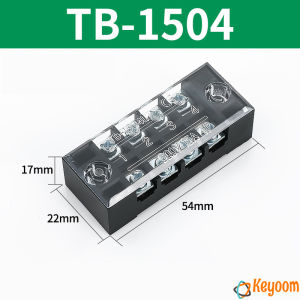 Keyoom เทอร์มินอล บล๊อก 15A 600V มีให้เลือกหลายขนาด TB1504 TB1505 TB1506 Terminal Block