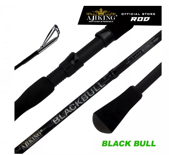 Ajiking Black Bull Spinning Fishing Rod (5'6-8'0ft)