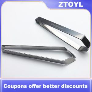 【ZTOYL】 1pcs 430 thép không gỉ cá xương nhíp gắp kìm kẹp kẹp tháo gỡ kẹp cá xương tuốt dụng cụ tiện ích nhà bếp