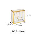 MAELIN Rõ ràng Túi quà tặng PVC Chống thấm nước Nhựa Túi quà trong suốt Thời trang Phong cách đơn giản Túi xách Tiệc cưới. 