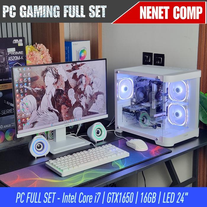 PROMO PC Gaming Full Set Intel Core i7 4770 RTX 3050 6GB 16GB