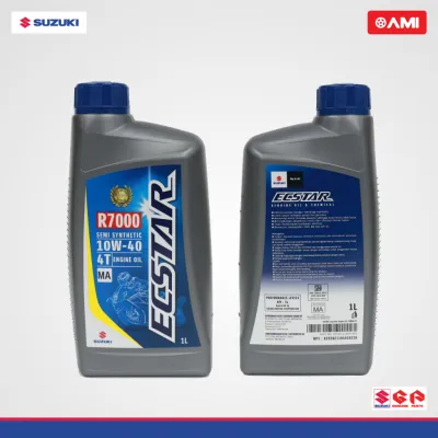 4T ECSTAR 10W-40 SL MA Engine Oil Fully Semi Synthetic Suzuki Genuine Spare Part R9000 R7000