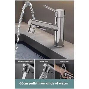 All Copper Faucet Washbasin Hot And Cold Water Tap Bathroom Washbasin FaucetFast shipping