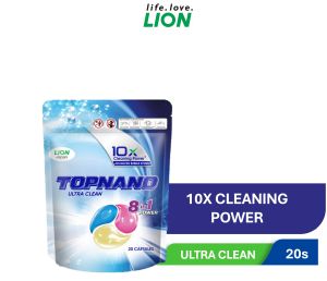 TOPNANO Capsule Detergent Ultra Clean 20pcs (Pouch)
