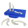 2025Tierarzt Veterinary Laryngoscope Set Flexible Fiber Optical Light Anesthetic Throat Mirror Animal Veterinary Clinic. 
