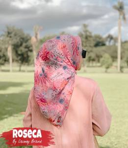 Hijab Segiempat Vinca Motif Siffon Tidak Licin Mudah Di Bentuk