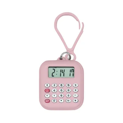 【THREE DAY DELIVERY】 Multifunctional Mini Calculator 8 Digits Display Portable Keychain Calculator Creative Lightweight Electronic Calculator Student Stationery