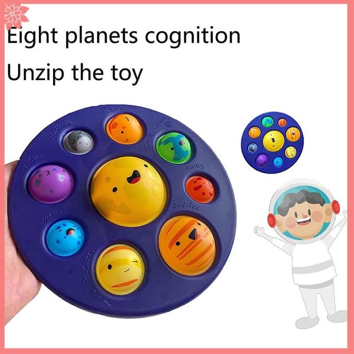 New Eight Planets Solar System Simple Dimple Fidget Sensory Toy Stress Relief SENS