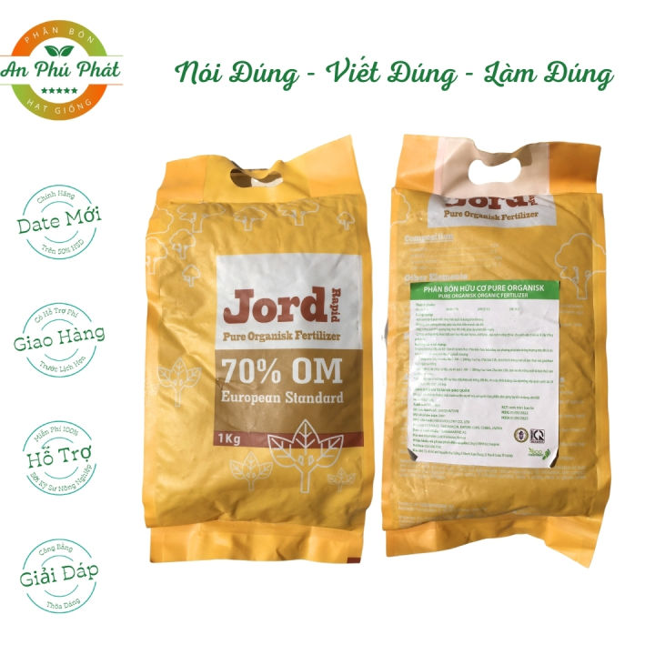Phân Bón Hữu Cơ Jord Vàng Hàm Lượng Hữu Cơ Cao, Giúp Đất Tơi Xốp, Thông ...