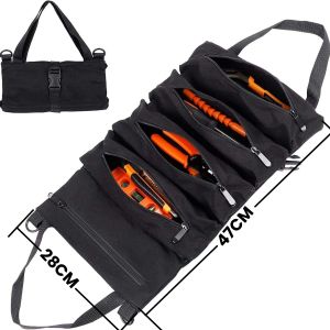 Multi-Purpose Tool Roll Bag Professional Multi-Pocket Rolled Portable Storage Bag Rolled Waterproof Storage Bag high-quality tools set original heavy duty