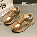 TZS Zenzy Sanders Strides Sneakers - Sepatu Sneakers Wanita - Dad Sneakers Kasual - Sepatu Modis. 
