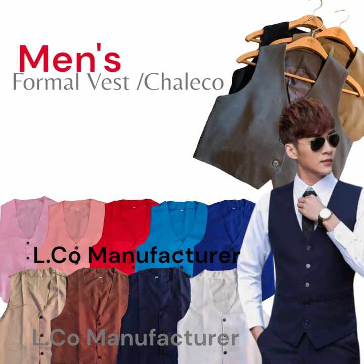 Chaleco formal sales