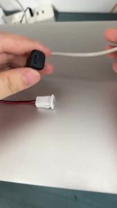 100 pcs LED lamp Type-C 2P crimp Direct USB Female Jack C connector Jack Female Charging Port waterproof with IC 20V