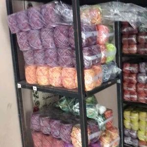 Benang rajut poly kilap&doff D27 grosir bisa request warna