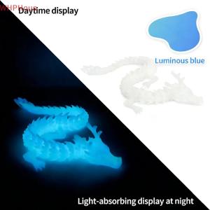 WHPHous 3D Printed Chinese Dragon Full Body s Movable Home Furnishing Decoration Ornament Worth Collecting Creative Toys