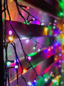 HEX 100LED(9meter) Lampu Hiasan Raya/lighting LED/Lampu kelip multi warna