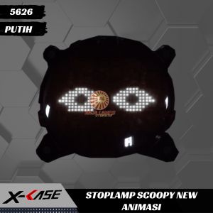 Stoplamp Scoopy New Animasi 16 17 Mode Otomatis PNP Plus Sein Kuning Running Plus Socket 3 in 1