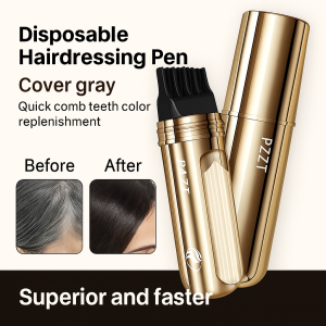 Quick Disposable Hair Styling Pen Waterproof And Sweat-Proof Hair Styling Stick Quick Hairdressing Pen Hair Comb Pen Hair Coloring Pen 小金管美发棒