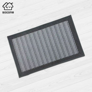 Socone 50X80cm Anti-slip Rubber Bottom Thick Rugs Pad Bath Math Doormart Bedroom Floor Mat Door Living Room