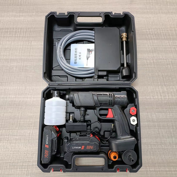 88vf 300w Portable High Pressure Washer Machine 50bar Cordless Washer