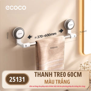 Kệ treo dép chịu lực ECOCO hít chân không thế hệ mới Giá treo dép để đồ đa năng dễ lắp đặt và tháo rời tái sử dụng