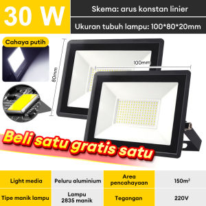 lampu sorot LED 500W tahan air luar ruangan Ready Stock panggung lampu tembak flood light