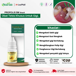 Obat Gigi Berlubang Gusi Bengkak Nyutnyutan Perontok Karang Gigi 100% Asli Original