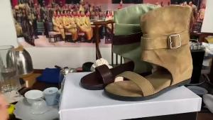 [Free Shipping] Womens Height-Increasing Sandals Versatile 2026 New Retro Style Height-Increasing Comfortable Roman Wedge Sandals for Short People Summer
